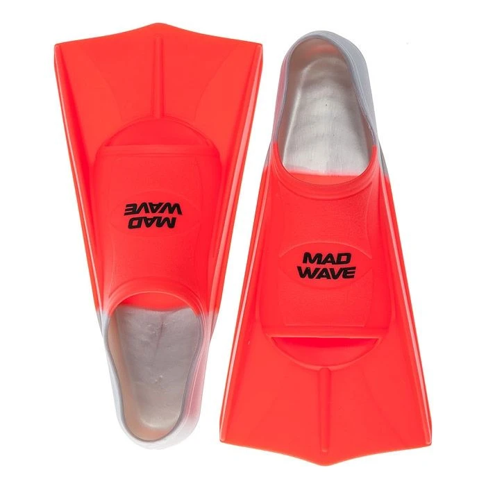 Mad Wave Short Blade Training Fins - Orange 6 Mad Wave Short Blade Training Fins - Orange - Image 4