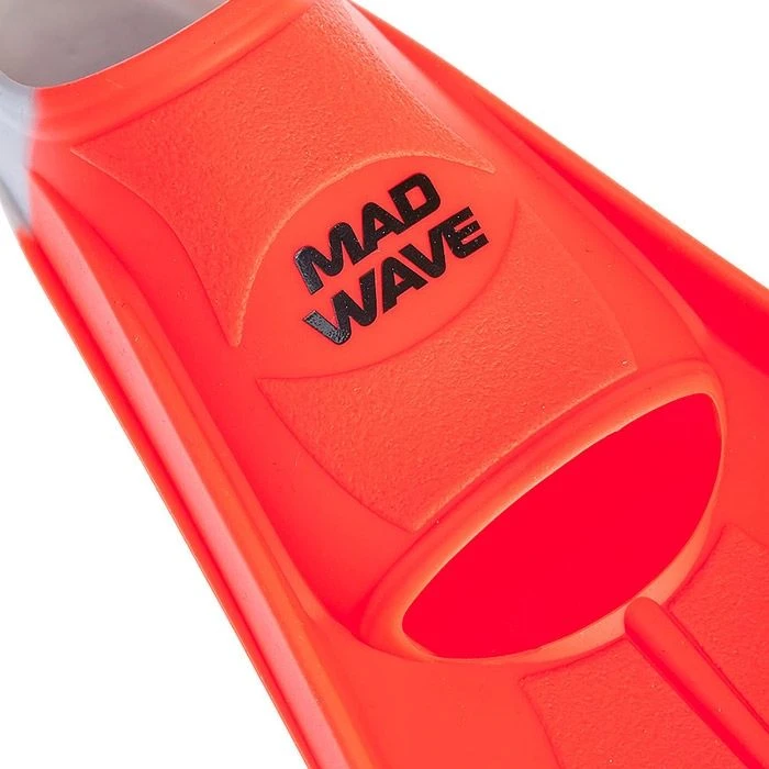 Mad Wave Short Blade Training Fins - Orange 5 Mad Wave Short Blade Training Fins - Orange - Image 3
