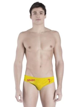 Akron Adi Seven Brief - Yellow / Purple