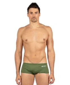 Akron Gus Solid 14cm Trainer Swim Trunk - Drago Green