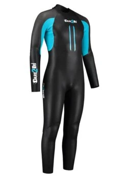 Dare2Tri Mens MACH2 Wetsuit - Black / Blue