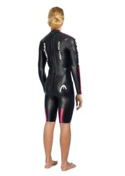 Head Swimrun Base Womens Shorty Wetsuit - Black / Red -Best Swimming Equipment 232032 452446 2 hqprd 1 1