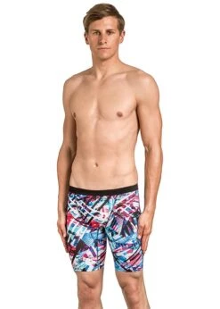 Aquafeel Men's Colour Quake Jammer - White / Blue