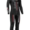 Dare2Tri Mens MACH3 S.7 Wetsuit - Black / Red -Best Swimming Equipment 26003 front 2