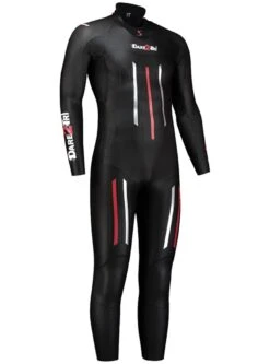 Dare2Tri Mens MACH3 S.7 Wetsuit - Black / Red