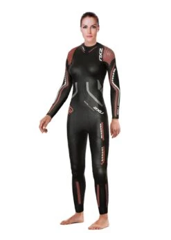 2XU Women's Propel Pro Wetsuit - Black / Melon -Best Swimming Equipment 2xu women s propel pro wetsuit internal black neon melon 2018 ww5125cxs 0