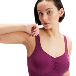 SPEEDO SHAPING AQUANITE 1 PIECE SWIMSUIT - BERRY COOL -Best Swimming Equipment 8 00307015355 w3