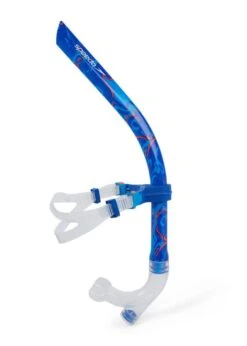 Speedo Centre Snorkel - Blue Flame/ Pool Blue/ Fluo Tangerine