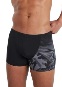 Speedo HyperBoom Placement V-Cut Aquashort - Black/ Oxid Grey -Best Swimming Equipment 8 097349023