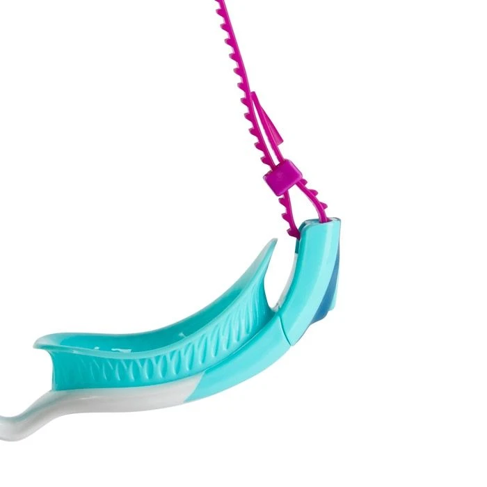 Speedo Futura Biofuse Flexiseal Female Goggles - Diva / White / Peppermint 5 Speedo Futura Biofuse Flexiseal Female Goggles - Diva / White / Peppermint - Image 3