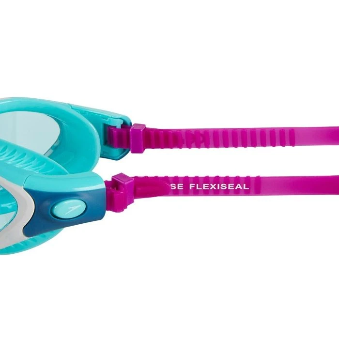 Speedo Futura Biofuse Flexiseal Female Goggles - Diva / White / Peppermint 7 Speedo Futura Biofuse Flexiseal Female Goggles - Diva / White / Peppermint - Image 5