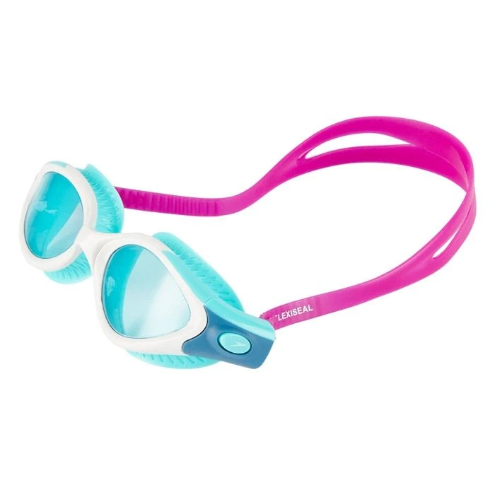 Speedo Futura Biofuse Flexiseal Female Goggles - Diva / White / Peppermint 6 Speedo Futura Biofuse Flexiseal Female Goggles - Diva / White / Peppermint - Image 4