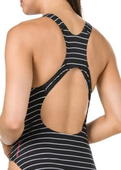 Speedo Endurance+ Printed Medalist Swimsuit - Black / White 12 Speedo Endurance+ Printed Medalist Swimsuit - Black / White -Best Swimming Equipment 8 11692c891 f