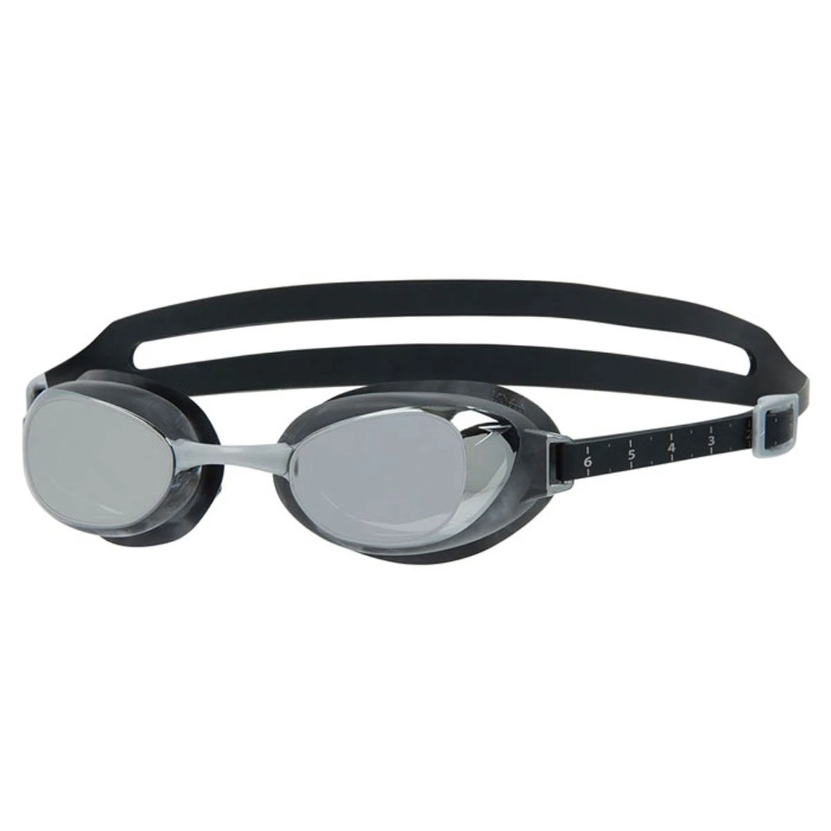 Speedo Aquapure Mirror Goggles - Black / Silver / Chrome 3 Speedo Aquapure Mirror Goggles - Black / Silver / Chrome