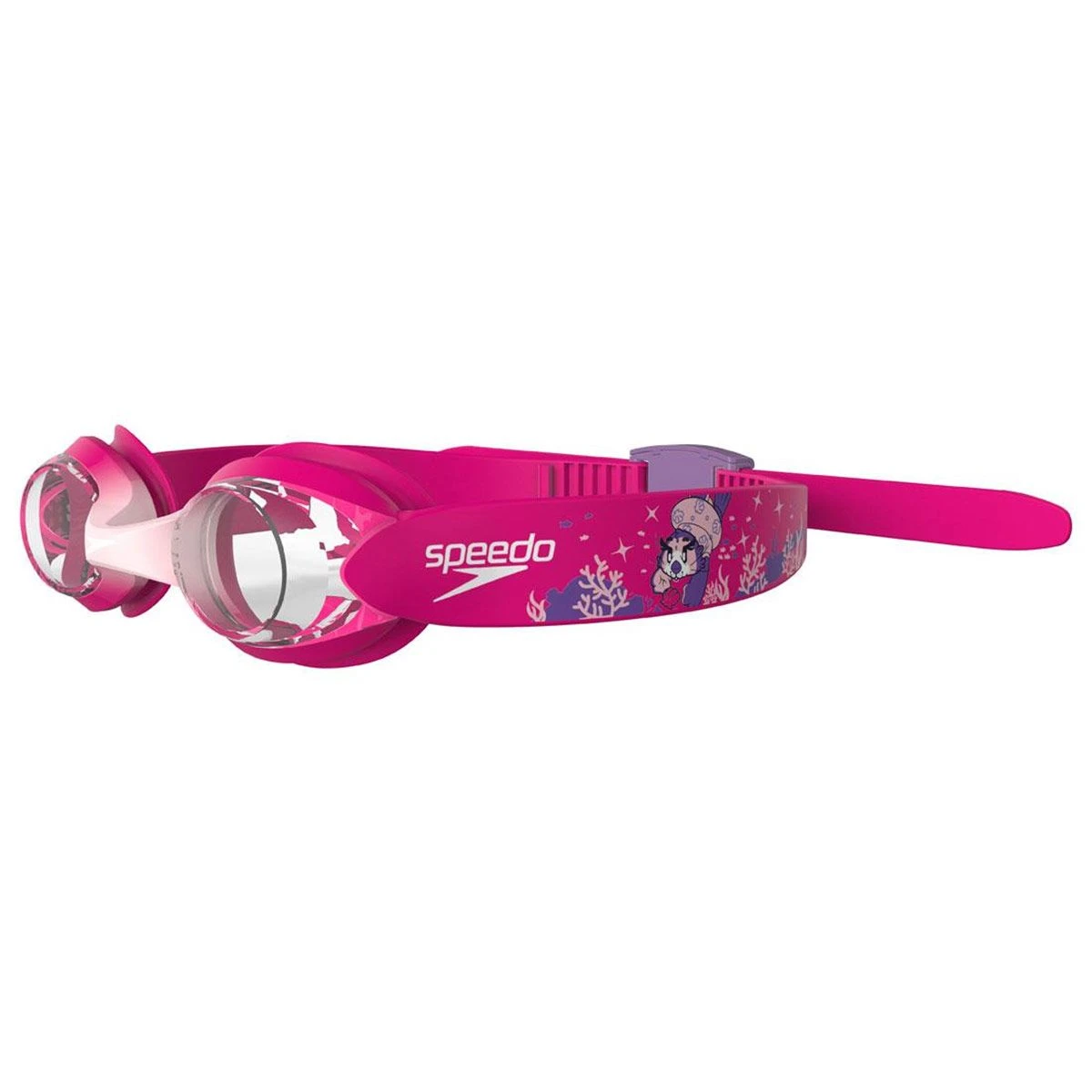 Speedo Infant Illusion Goggles - Electric Pink/Sweet Taro/Blossom 4 Speedo Infant Illusion Goggles - Electric Pink/Sweet Taro/Blossom - Image 2