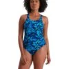 Speedo Boom Logo Allover Medalist Swimsuit - Navy/ Blue/ Pool 1 Speedo Boom Logo Allover Medalist Swimsuit - Navy/ Blue/ Pool -Best Swimming Equipment 8 12199g719 1