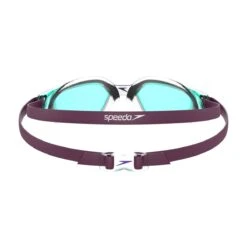 Speedo Hydropulse Junior Goggles - Deep Plum / Light Blue -Best Swimming Equipment 8 12270d657 d