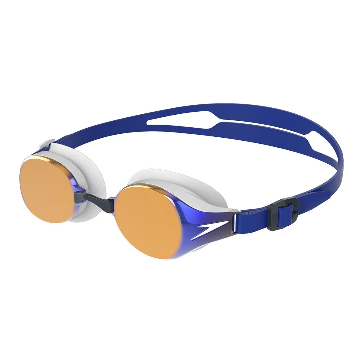 Speedo Hydropulse Mirrored Goggles - Beautiful Blue/White/Gold Mirror 3 Speedo Hydropulse Mirrored Goggles - Beautiful Blue/White/Gold Mirror