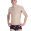 Speedo Kaleidoscope 17cm Training Brief - Black/ Blue/ Adriatic/ Tangerine