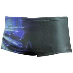 Beco Mens Square Leg Swimshorts - Black / Blue