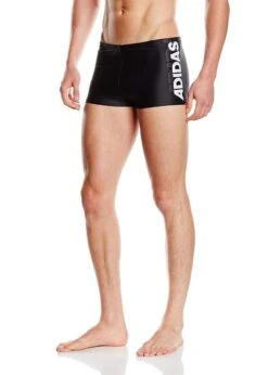 Adidas Men's Infinitex Drive Swim Boxers - Black / White