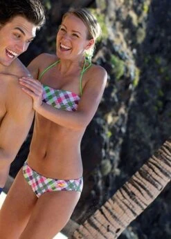 Arena Womens Checks Bandeau Swim Bikini White/Multi-coloured 11 Arena Womens Checks Bandeau Swim Bikini White/Multi-coloured -Best Swimming Equipment arena checks bandeau bikini