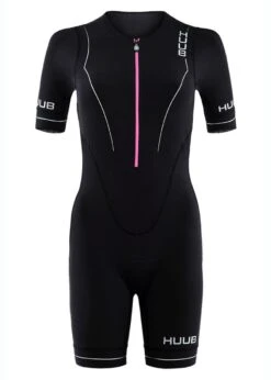 HUUB Women's Aura Long Course Tri Suit - Black / Purple -Best Swimming Equipment aurlcs fr