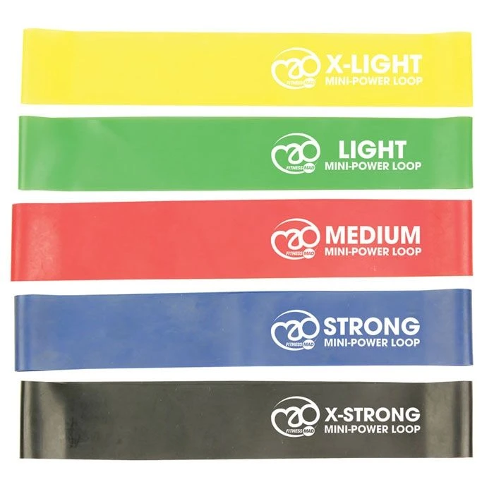 Fitness Mad Mini-Power Loop Set 4 Fitness Mad Mini-Power Loop Set - Image 2