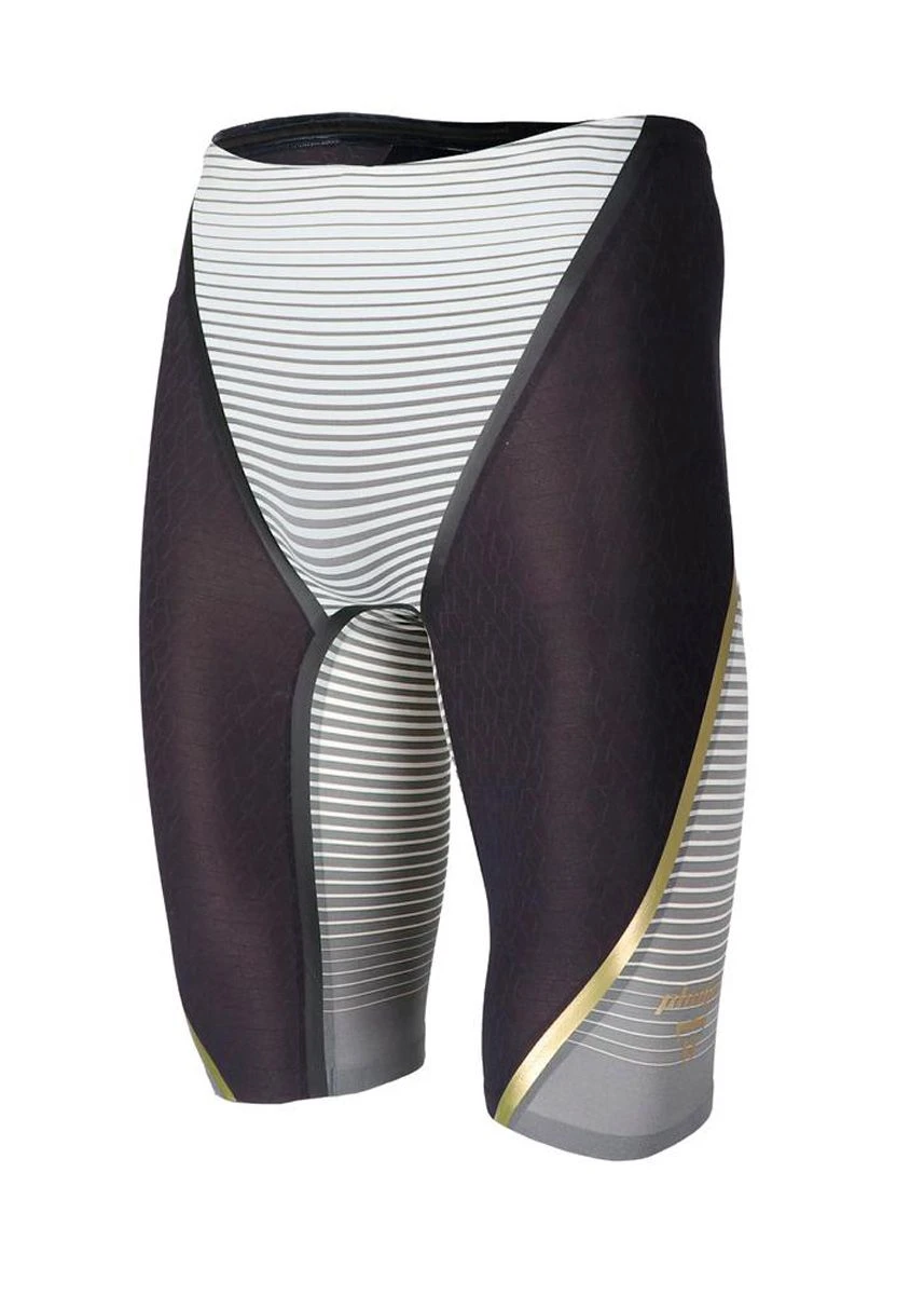Phelps Men's Matrix High Waist Jammer - Black/ White 3 Phelps Men's Matrix High Waist Jammer - Black/ White