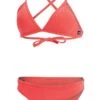 Uglies Revibe Solid Triangle Bikini - Coral -Best Swimming Equipment coral