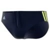 Adidas 3-Stripes Briefs - Black/Yellow