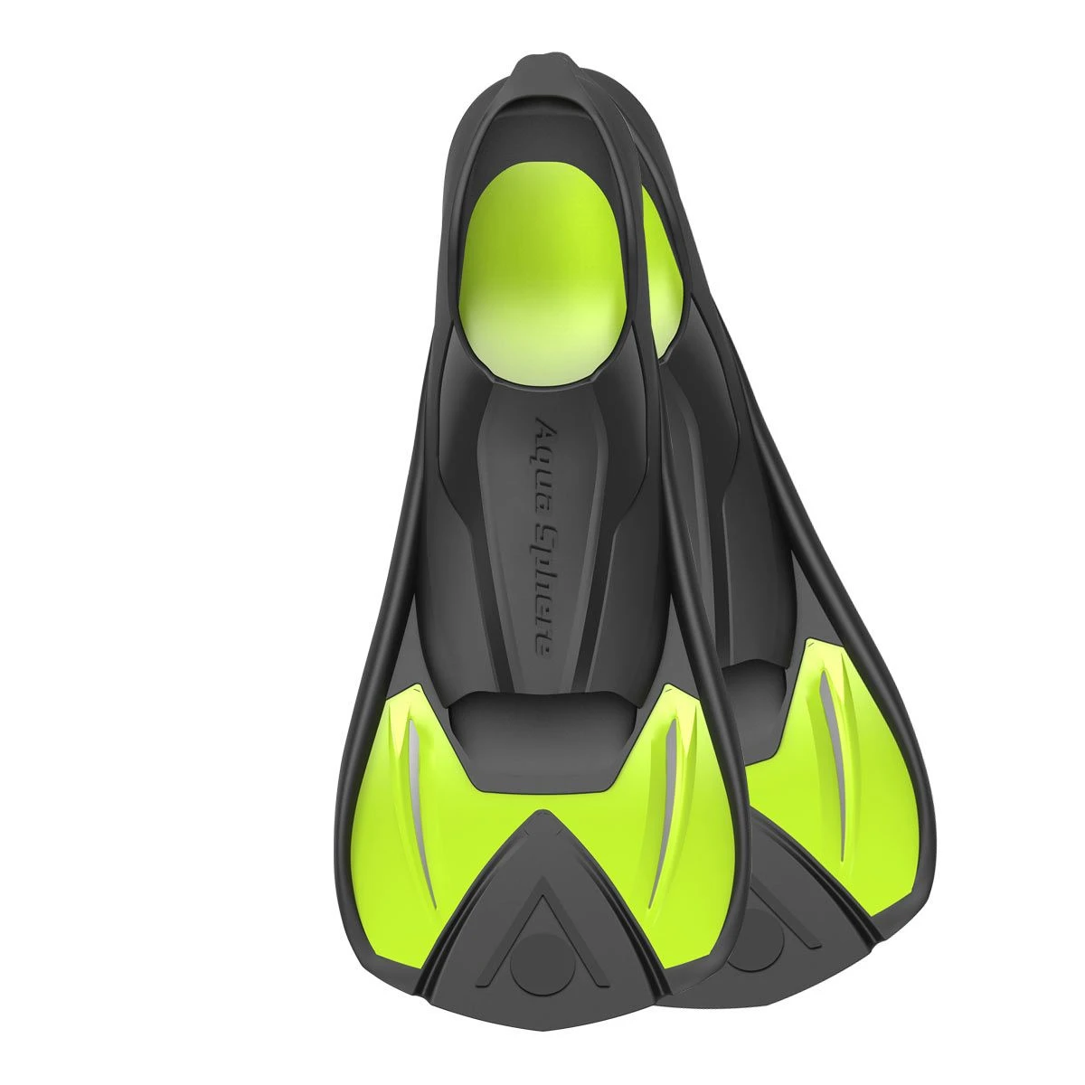 Aquasphere Microfin - Yellow / Black 3 Aquasphere Microfin - Yellow / Black