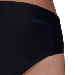 Adidas Mens Badge Swim Trunk - Black / Blue -Best Swimming Equipment fj4698 3