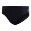 Adidas Mens Badge Swim Trunk - Black / Blue 1 Adidas Mens Badge Swim Trunk - Black / Blue -Best Swimming Equipment fj4698 5