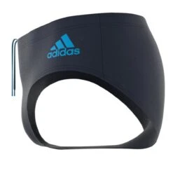 Adidas Mens Badge Swim Trunk - Black / Blue -Best Swimming Equipment fj4698 6