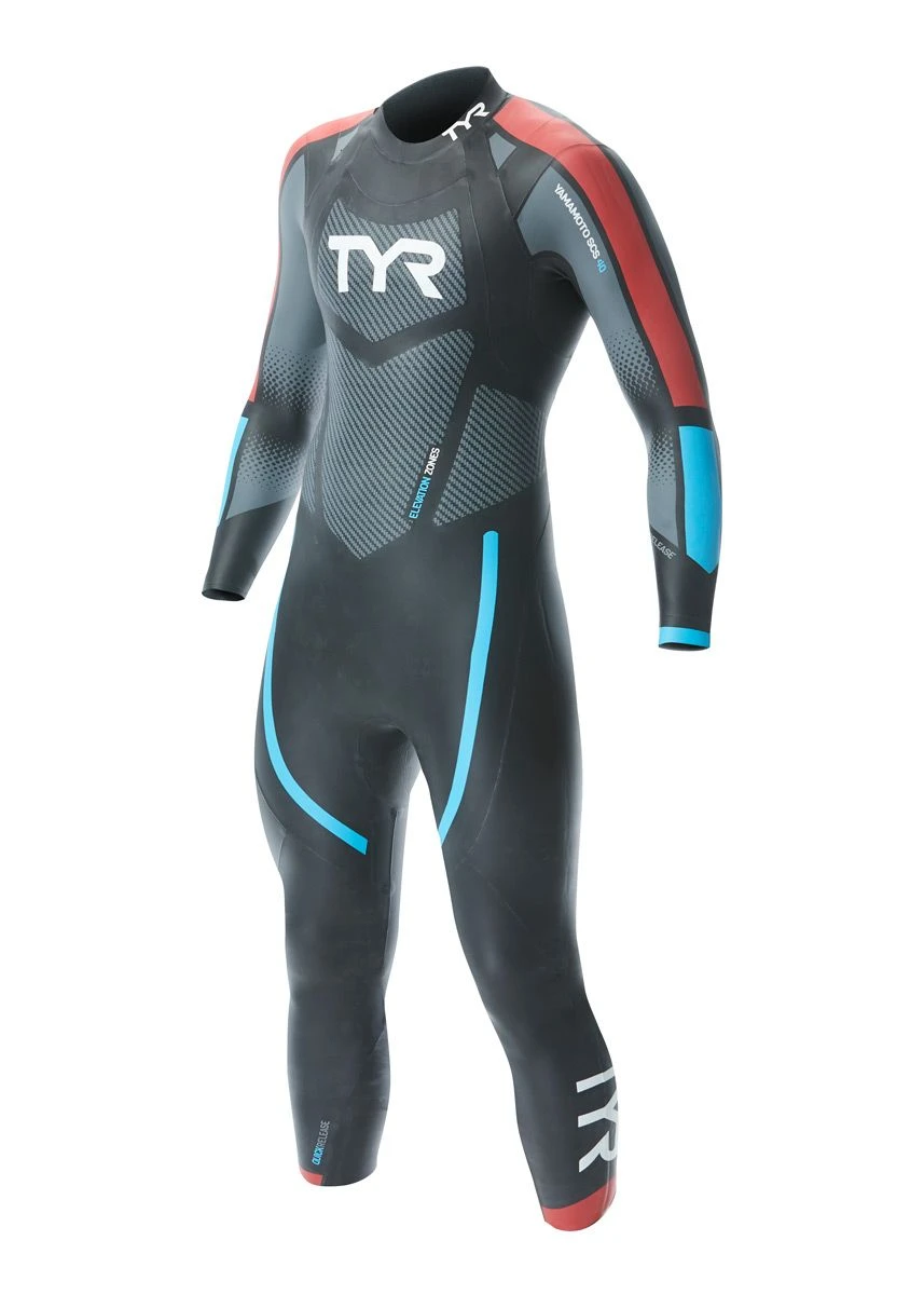 TYR Men's Category 3 Wetsuit - Black/Silver 5 TYR Men's Category 3 Wetsuit - Black/Silver - Image 3