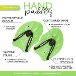 Maru Hand Paddle - Lime -Best Swimming Equipment info