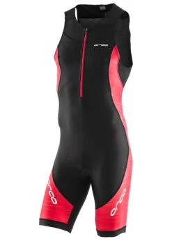 Orca Men's Sleeveless Core Race Suit - Black/Red