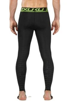 2XU Men's Power Recovery Compression Tights - Black / Nero -Best Swimming Equipment ma4417b blk nro 01 5b48dbe9 69f9 4444 94dc e55893f22ade 600x