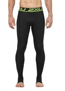 2XU Men's Power Recovery Compression Tights - Black / Nero -Best Swimming Equipment ma4417b blk nro 02 1b02c9de f22c 4343 8947 82f4d2346cb4 600x