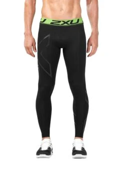 2XU Men's Refresh Recovery Compression Tights - Black / Nero -Best Swimming Equipment ma4419b blk nro 02 8a2404c2 bb64 4fe6 a342 e3276a909687 600x