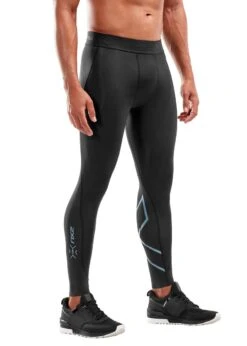 2XU Men's MCS X Training Competition Tights - Black/Denim