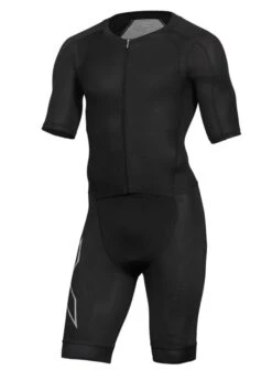 2XU Men's Comp Full Zip Sleeved Trisuit - Black