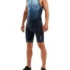 2XU Men's Perform Front Zip Trisuit - Midnight/Fresh Ombre -Best Swimming Equipment mt5526d mid freom