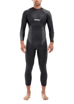 2XU Men's P:1 Propel Wetsuit - Black/Silver Shadow