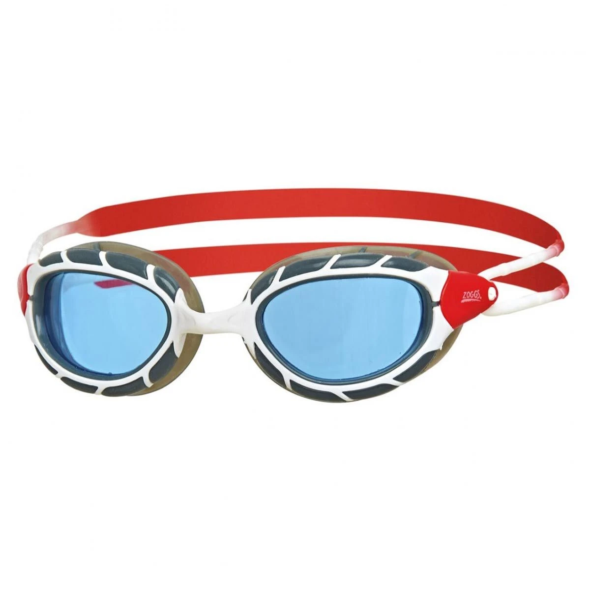 Zoggs Predator- White/Red/Tint 3 Zoggs Predator- White/Red/Tint