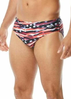 TYR All American Racer Brief - Red/White/Blue