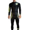 Rocket Science Sports Men's Basics Wetsuit- Black / Yellow