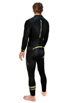 Rocket Science Sports Men's Basics Wetsuit- Black / Yellow -Best Swimming Equipment rocket science 3