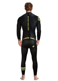 Rocket Science Sports Men's Basics Wetsuit- Black / Yellow -Best Swimming Equipment rocket science 4